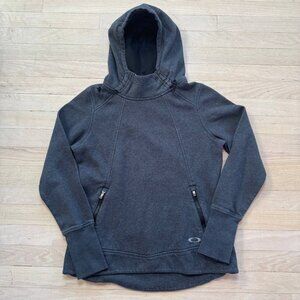 Vintage Oakley Full Zip Hoodie Womens S Gray Performance